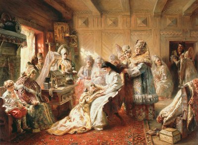 Before the Wedding by Konstantin Egorovich Makovsky